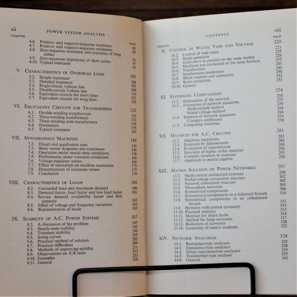 Vintage Electrical Engineering Book, "Power System Analysis", 1952 First Edition - Picture 5 of 10